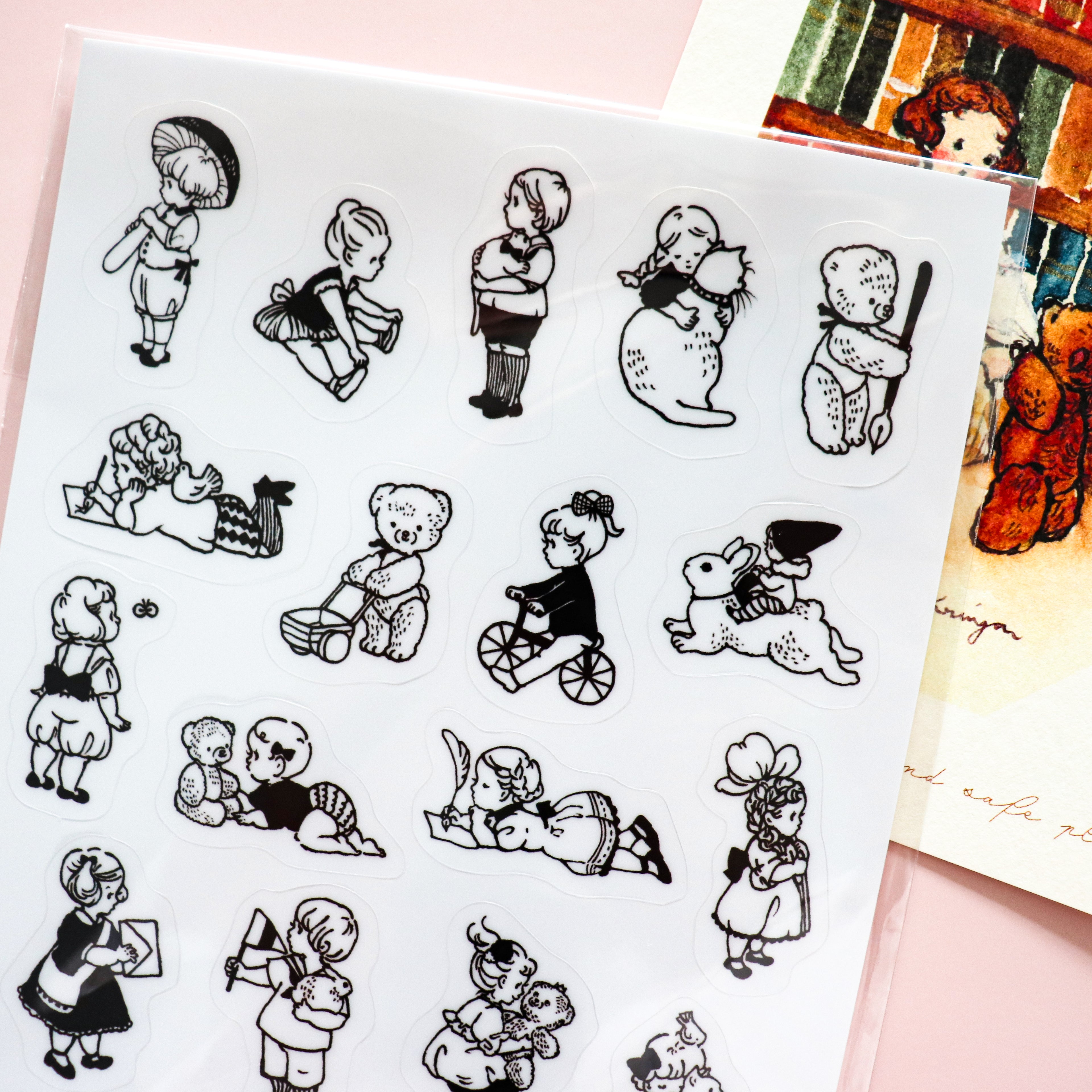 Krimgen - Transparant stickers (B6 size)