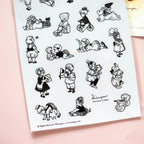 Krimgen - Transparant stickers (B6 size)
