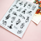 Krimgen - Transparant stickers (B6 size)