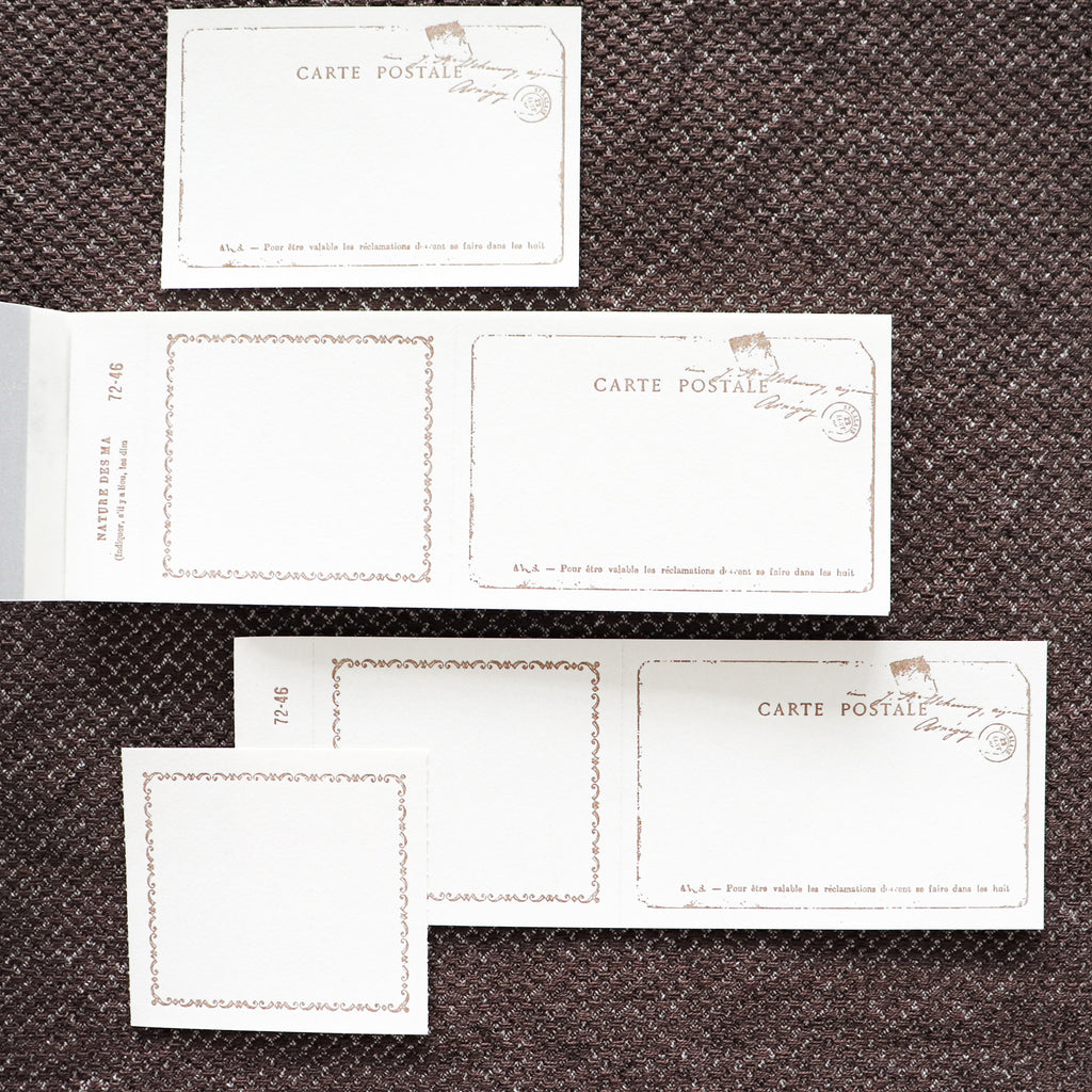 YOHAKU Letterpress ticket-Style Memo Collection