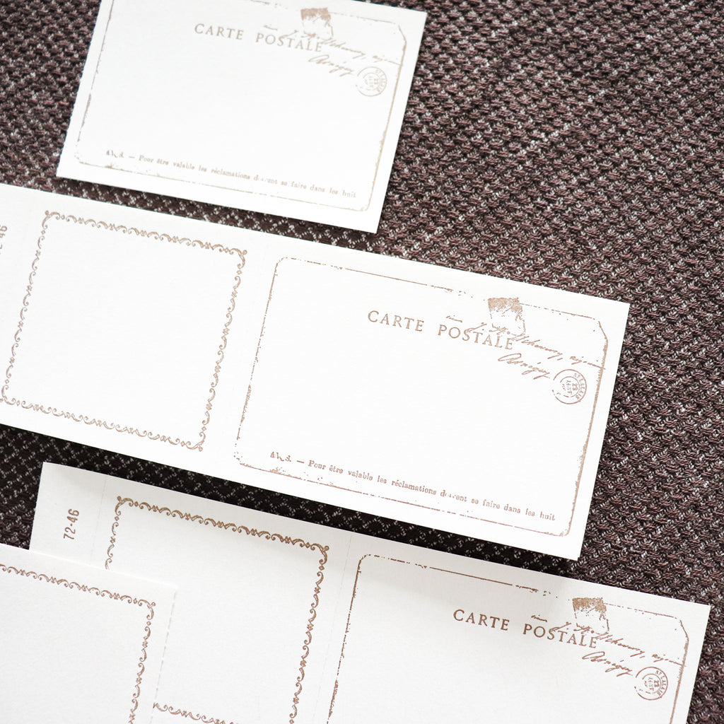 YOHAKU Letterpress ticket-Style Memo Collection