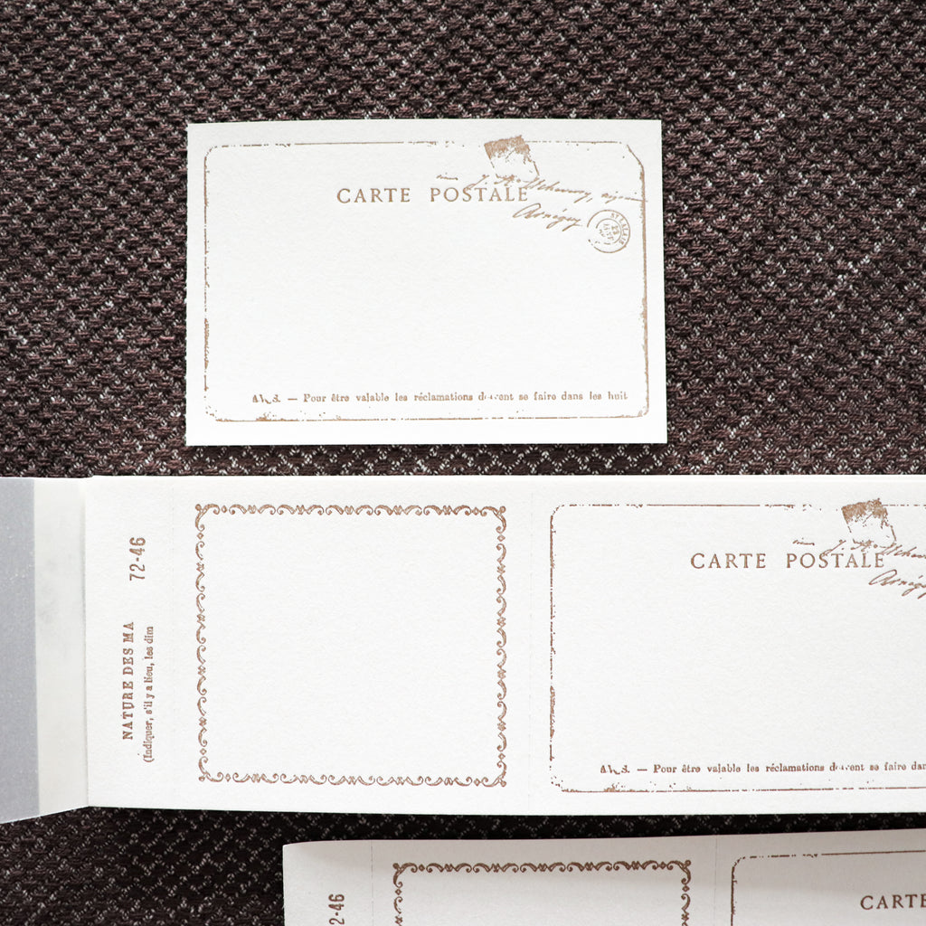 YOHAKU Letterpress ticket-Style Memo Collection