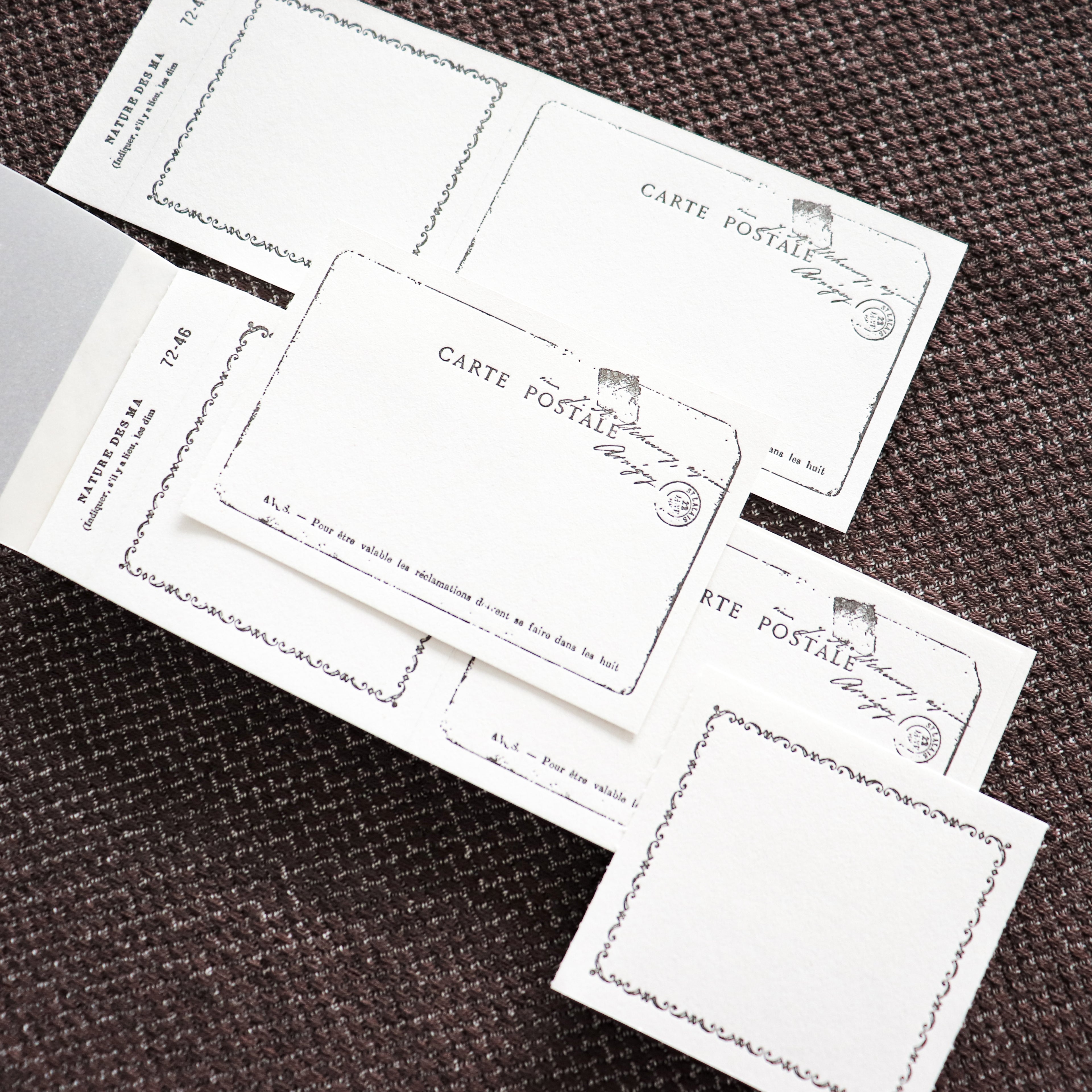 YOHAKU Letterpress ticket-Style Memo Collection
