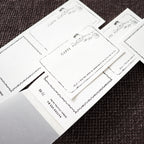 YOHAKU Letterpress ticket-Style Memo Collection