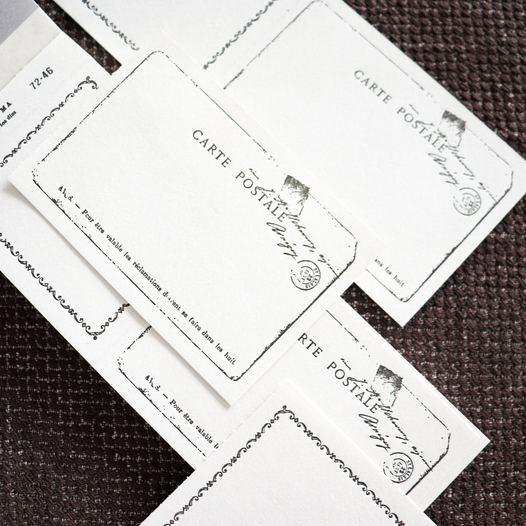 YOHAKU Letterpress ticket-Style Memo Collection