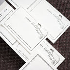 YOHAKU Letterpress ticket-Style Memo Collection