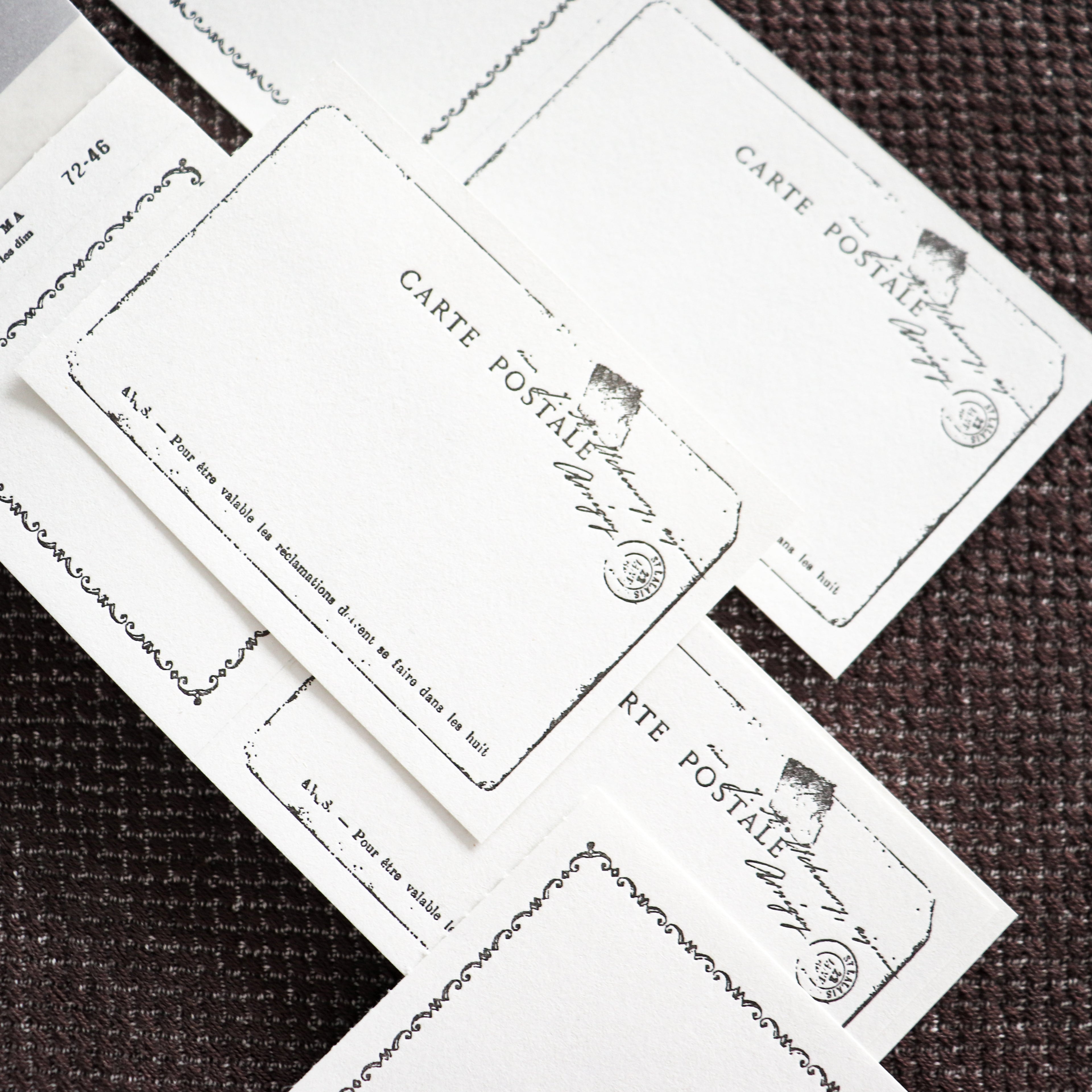 YOHAKU Letterpress ticket-Style Memo Collection