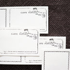 YOHAKU Letterpress ticket-Style Memo Collection