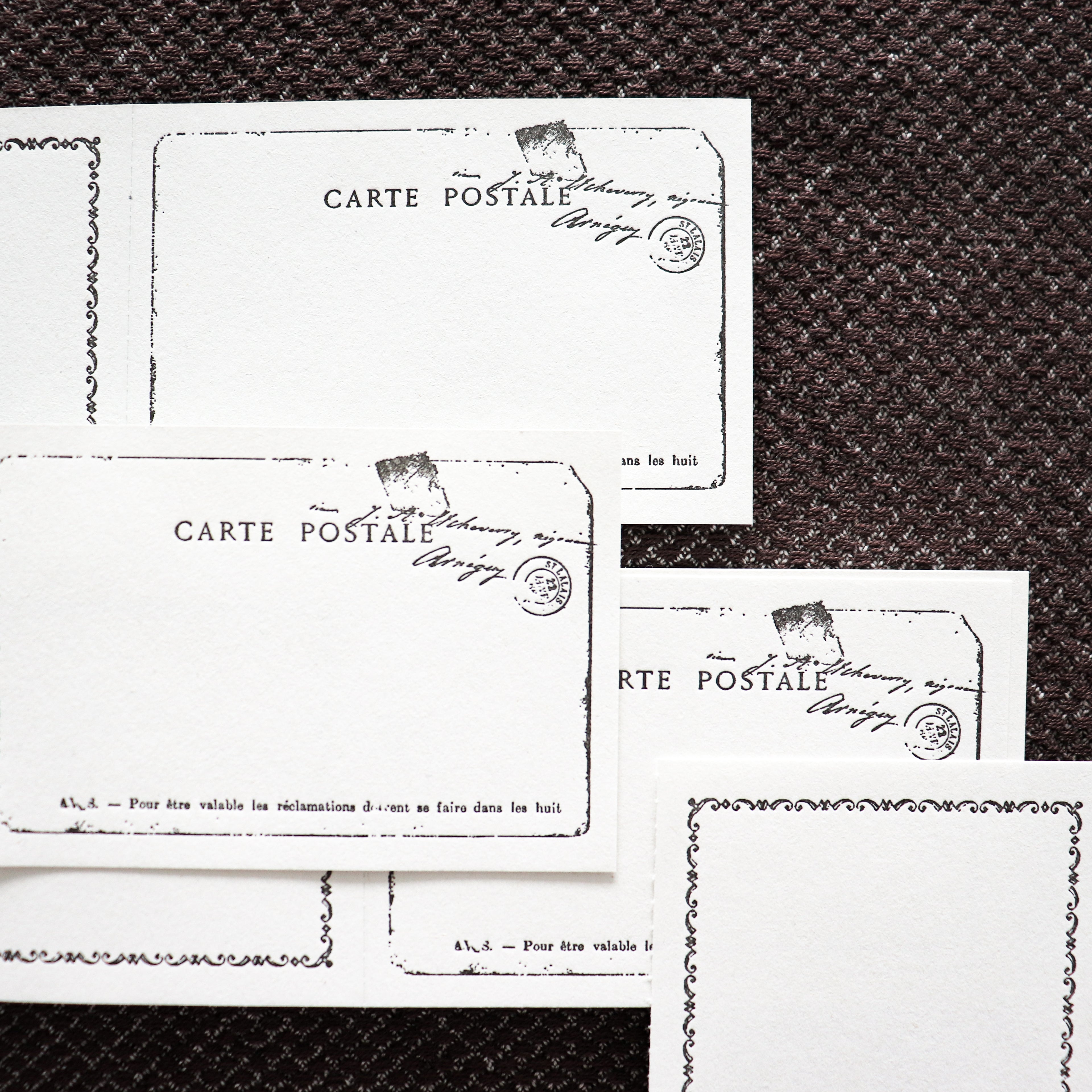 YOHAKU Letterpress ticket-Style Memo Collection