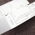 YOHAKU Letterpress ticket-Style Memo Collection