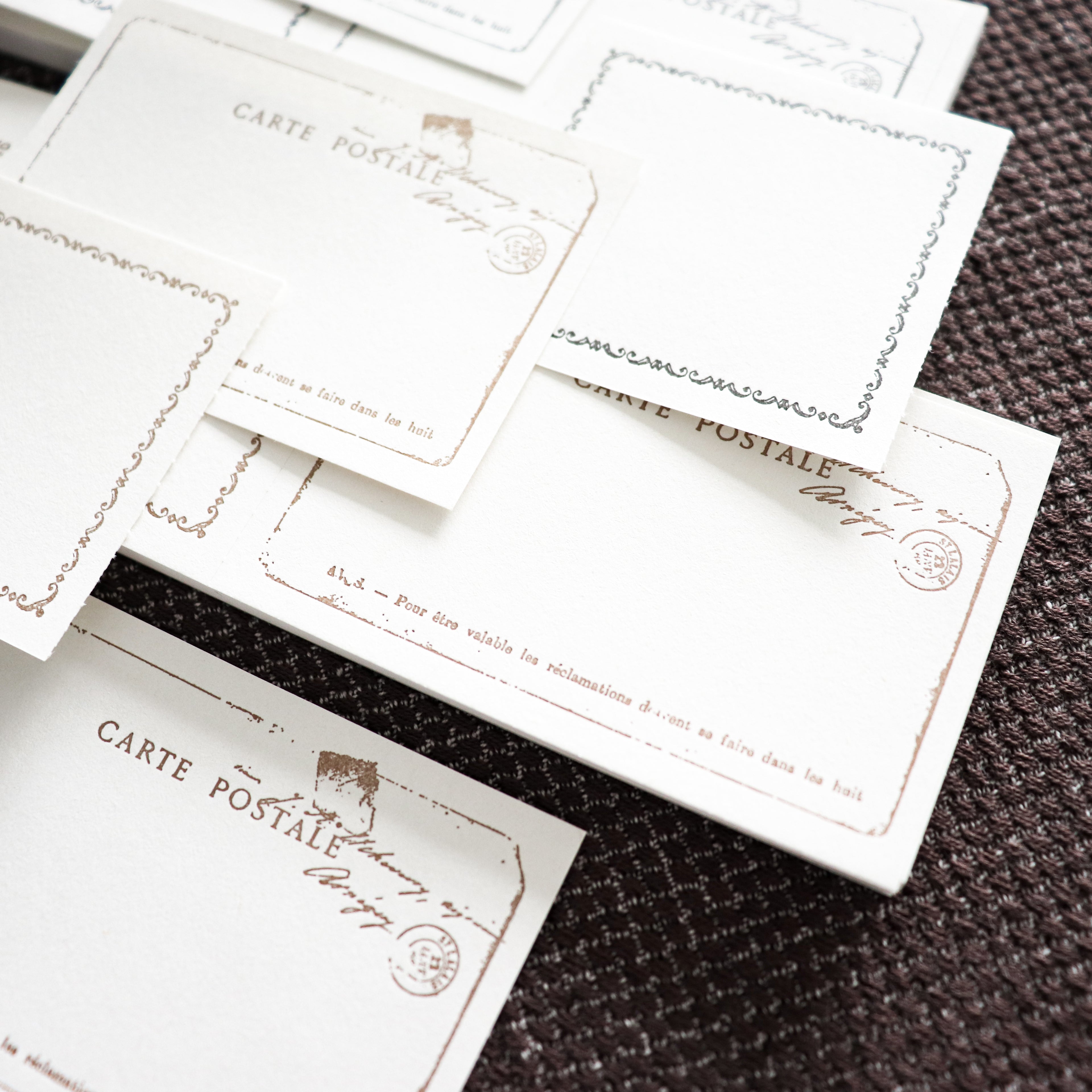 YOHAKU Letterpress ticket-Style Memo Collection