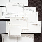 YOHAKU Letterpress ticket-Style Memo Collection