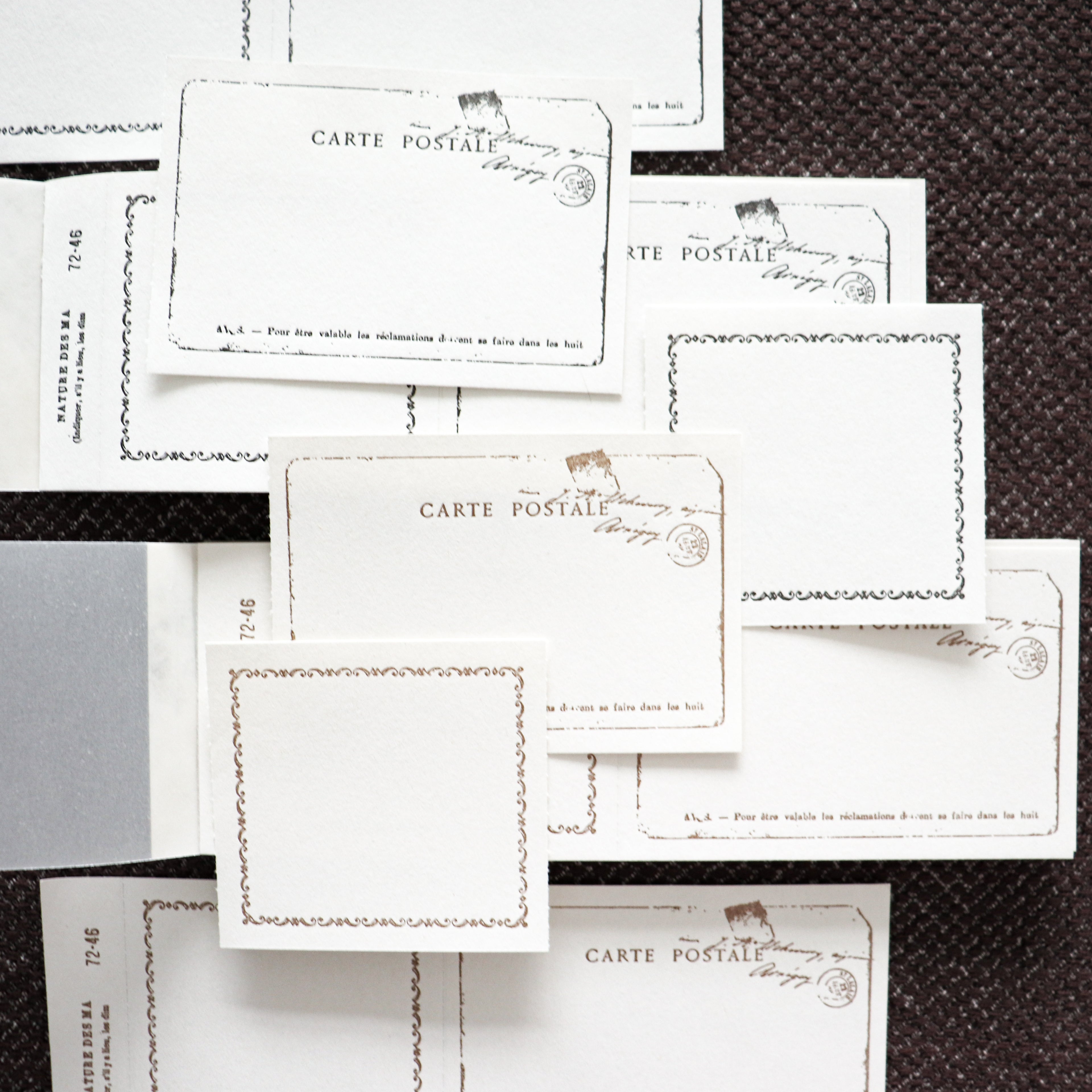 YOHAKU Letterpress ticket-Style Memo Collection