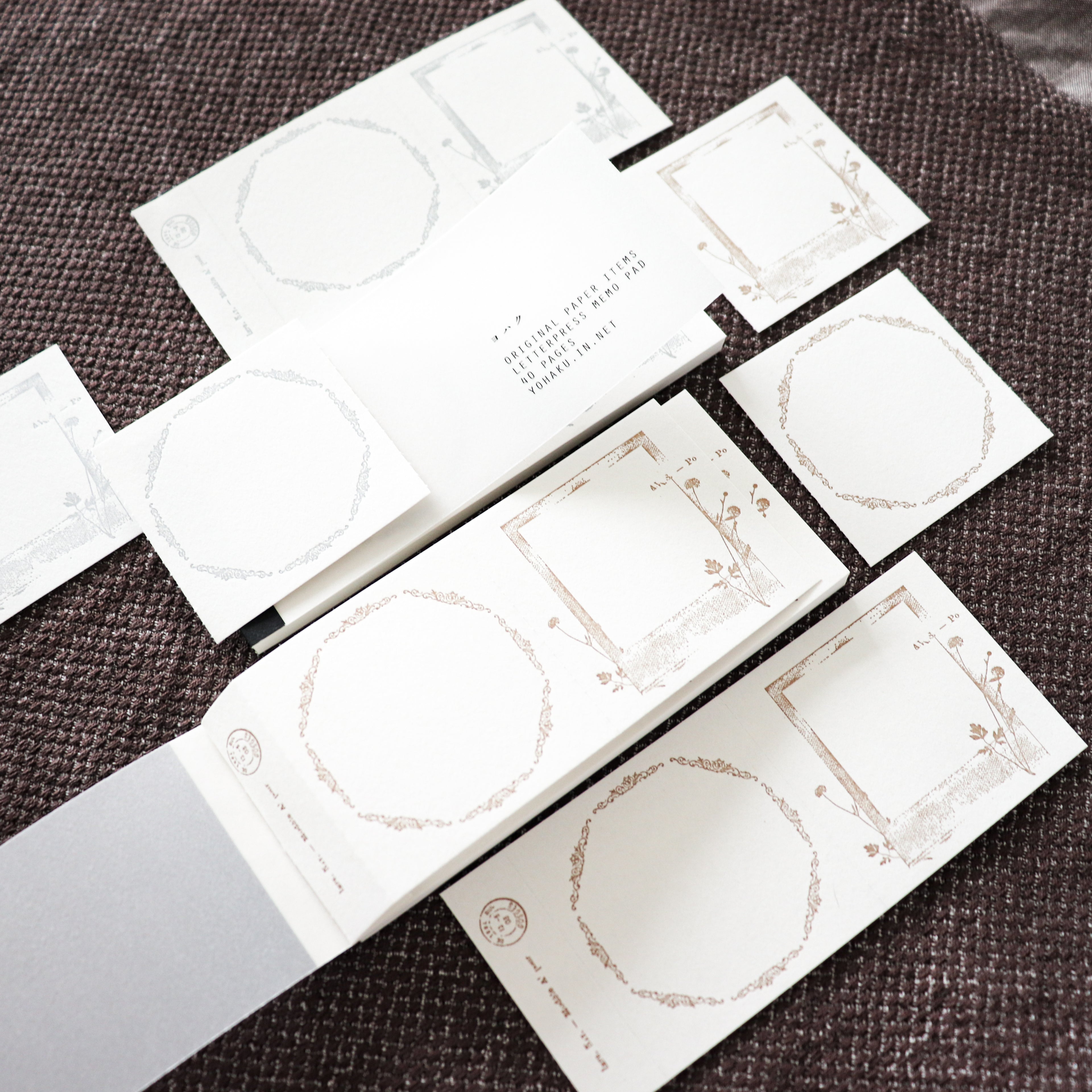 YOHAKU Letterpress ticket-Style Memo Collection-Polaroid