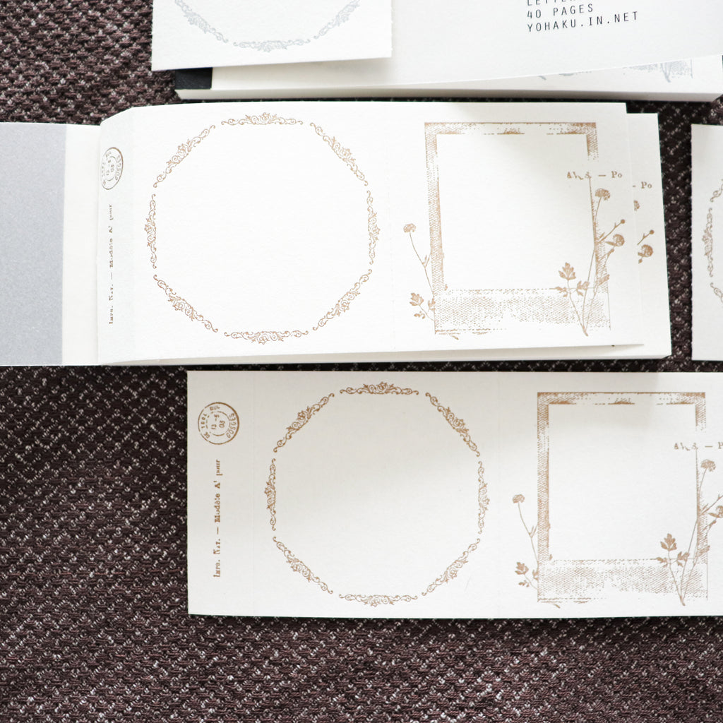 YOHAKU Letterpress ticket-Style Memo Collection-Polaroid