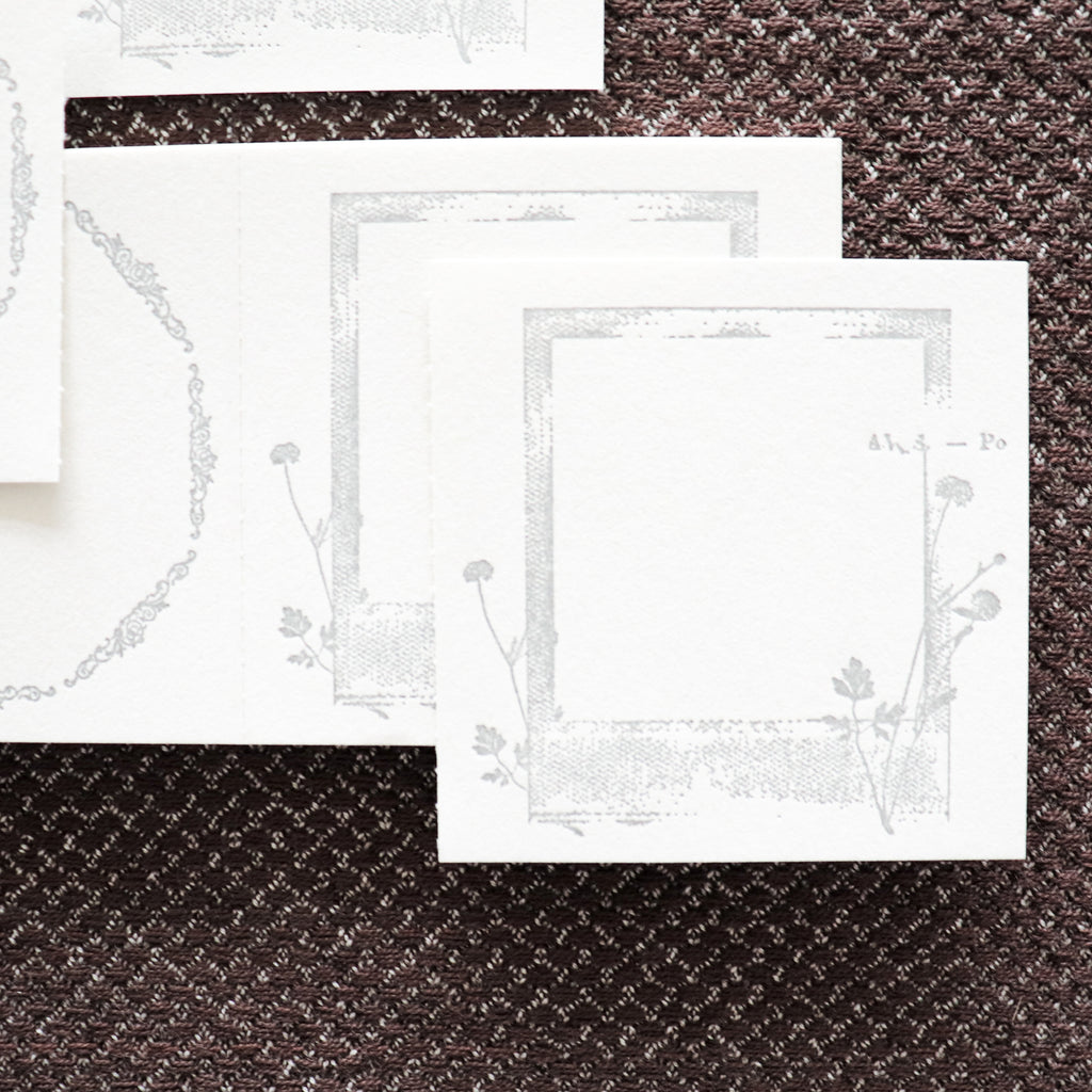 YOHAKU Letterpress ticket-Style Memo Collection-Polaroid