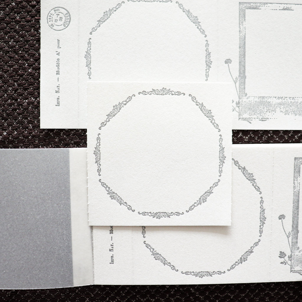 YOHAKU Letterpress ticket-Style Memo Collection-Polaroid