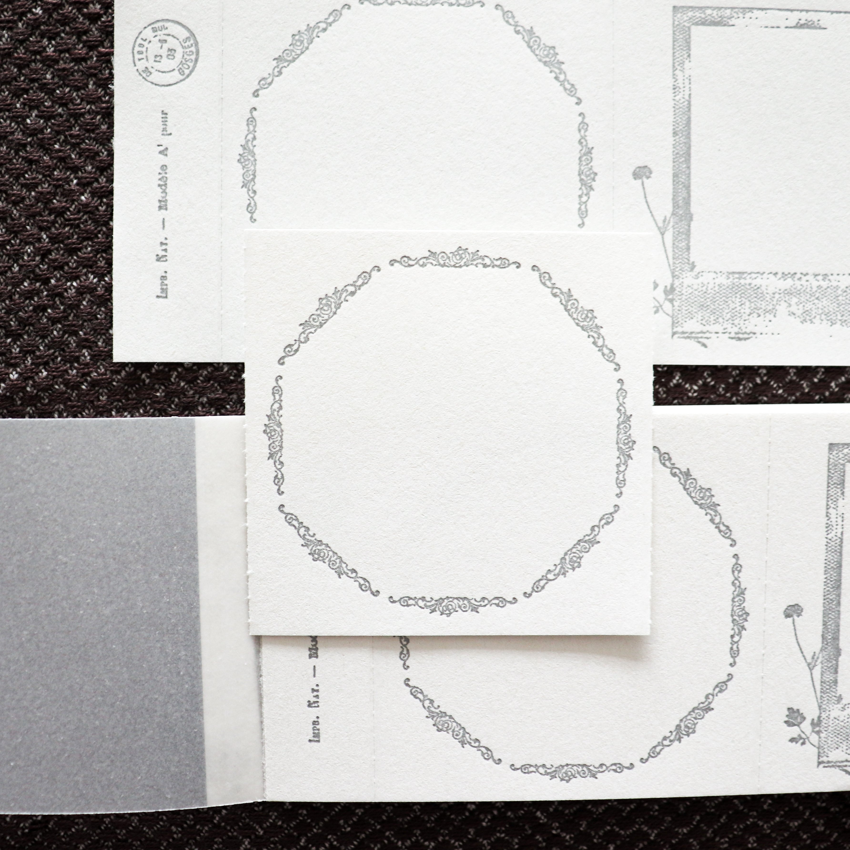 YOHAKU Letterpress ticket-Style Memo Collection-Polaroid