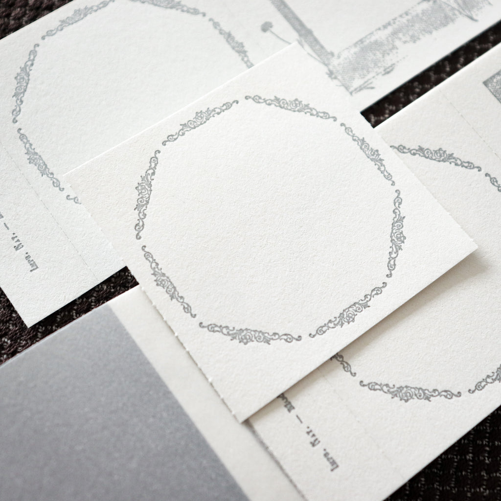 YOHAKU Letterpress ticket-Style Memo Collection-Polaroid