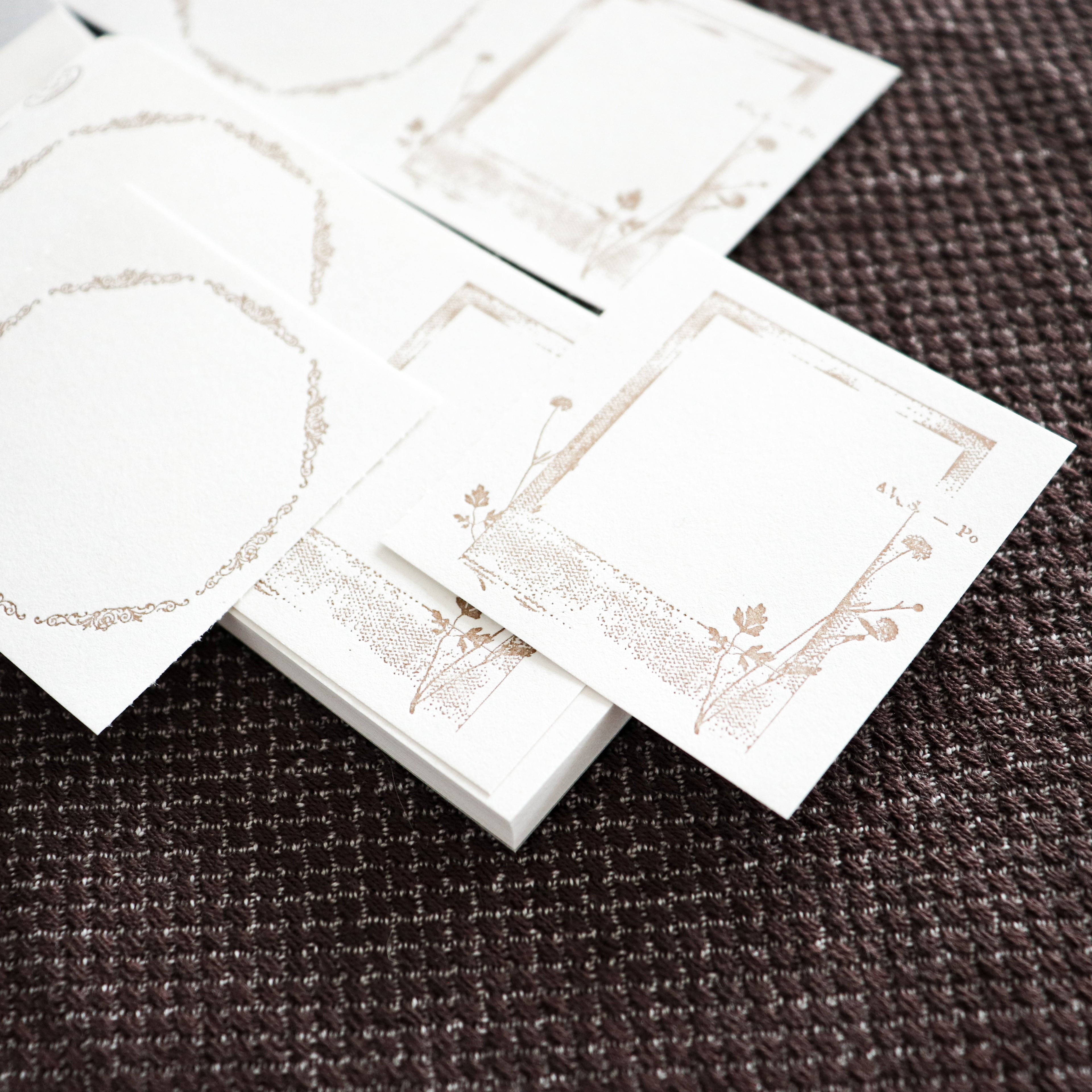 YOHAKU Letterpress ticket-Style Memo Collection-Polaroid