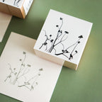 YOHAKU Wooden Rubber Stamp-Nanking goby