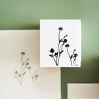 YOHAKU Wooden Rubber Stamp-The Midsummer Yard