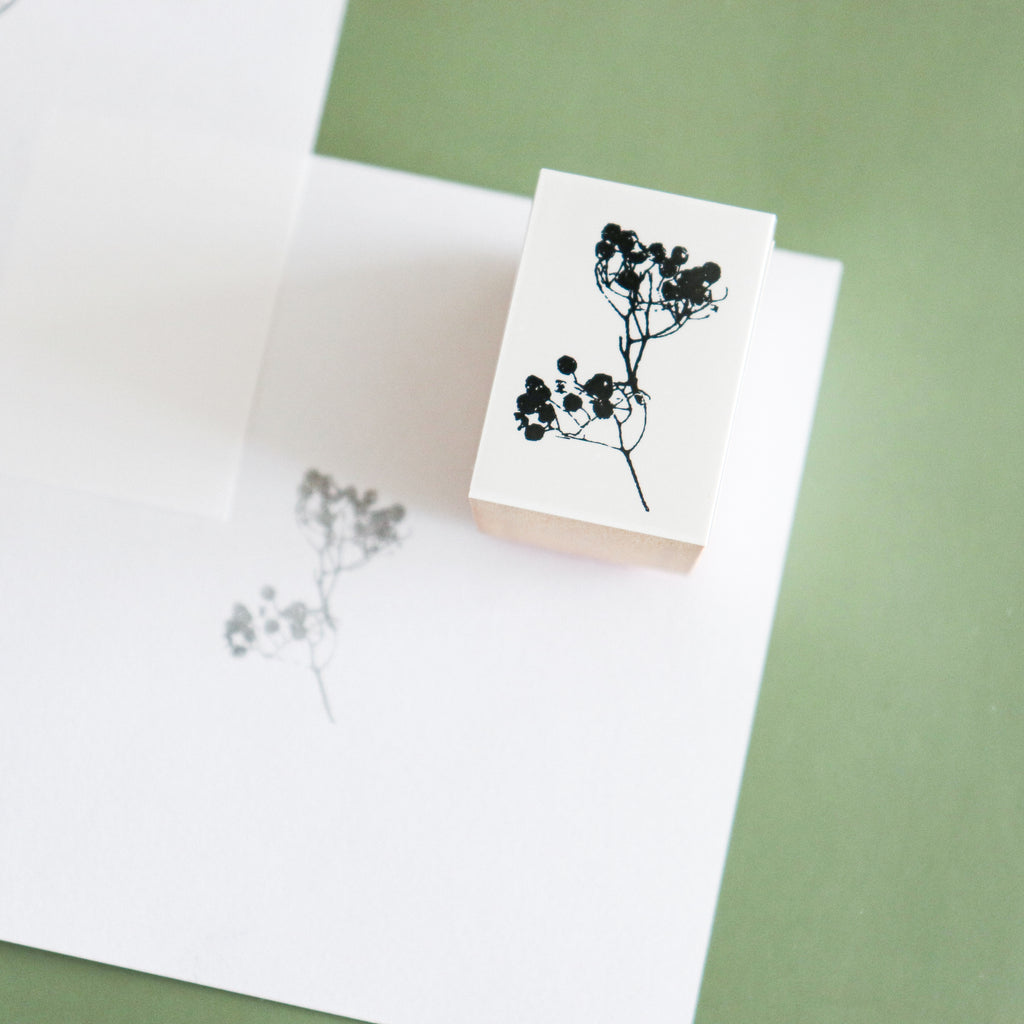YOHAKU Wooden Rubber Stamp- Mountain Ash