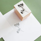 YOHAKU Wooden Rubber Stamp- Mountain Ash