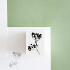 YOHAKU Wooden Rubber Stamp- Mountain Ash