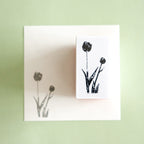 YOHAKU Wooden Rubber Stamp-Tulips