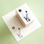 YOHAKU Wooden Rubber Stamp-Tulips