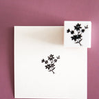 YOHAKU Wooden Rubber Stamp-Bouquet