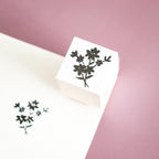 YOHAKU Wooden Rubber Stamp-Bouquet