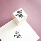 YOHAKU Wooden Rubber Stamp-Bouquet