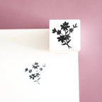 YOHAKU Wooden Rubber Stamp-Bouquet