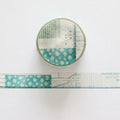 YOHAKU Washi Tape- Check & Stripe - Winter Gift Masking Tape- Yukihana