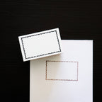 YOHAKU Wooden Rubber Stamp- Frame- Waltz