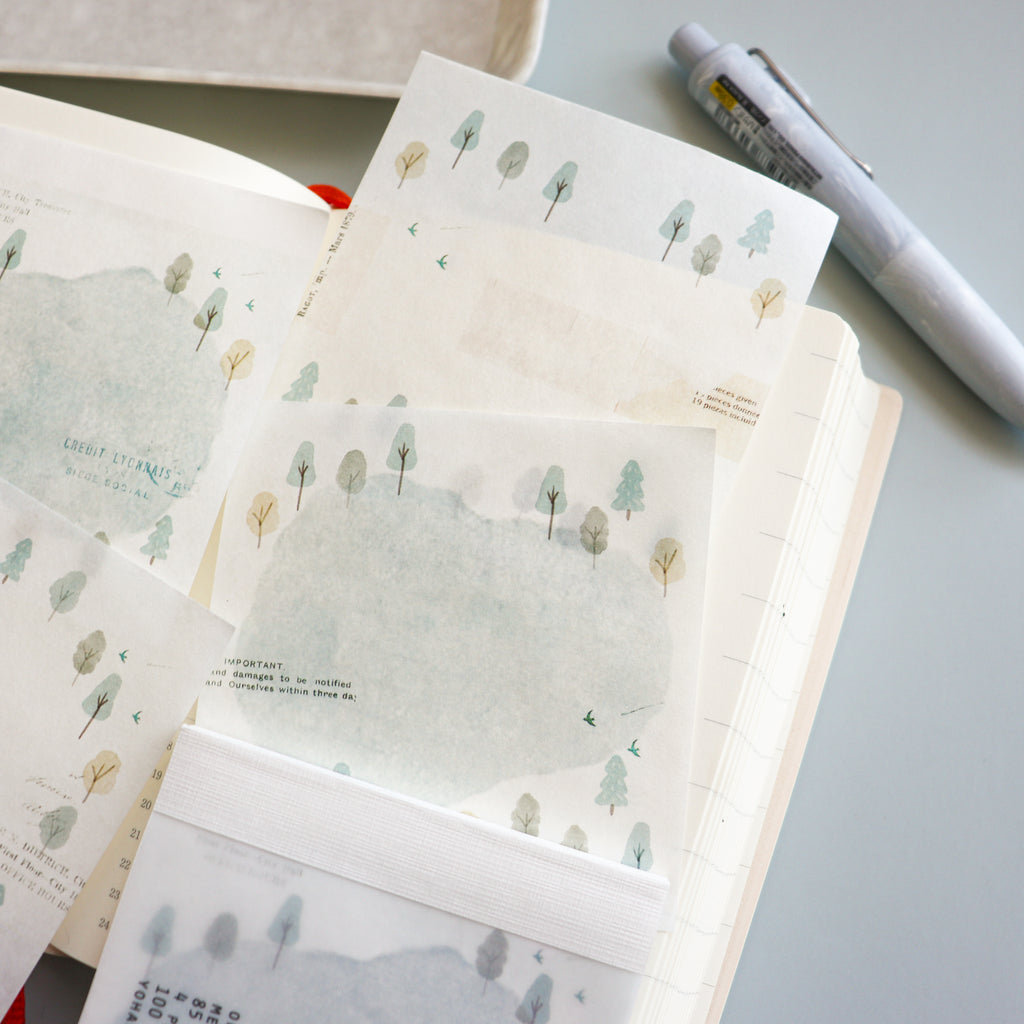 YOHAKU Memo Pad- Hiking