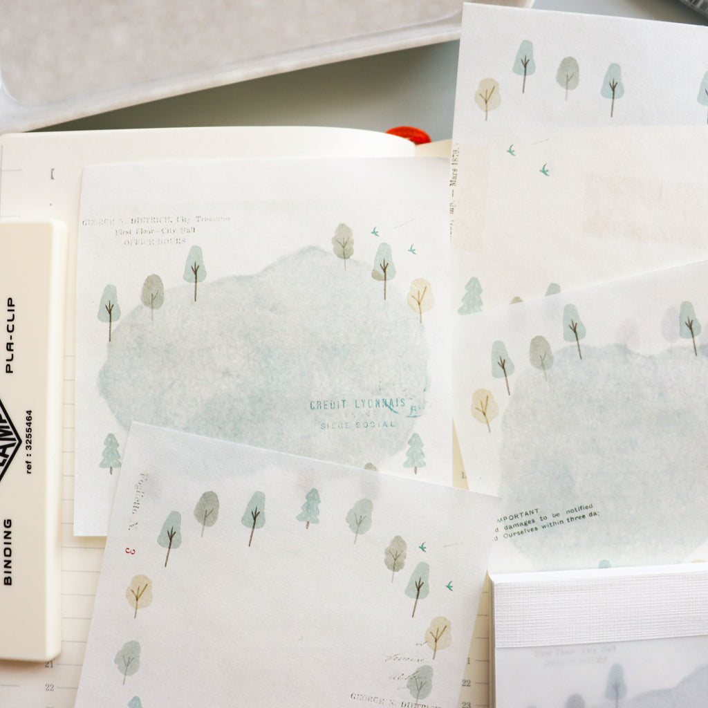 YOHAKU Memo Pad- Hiking
