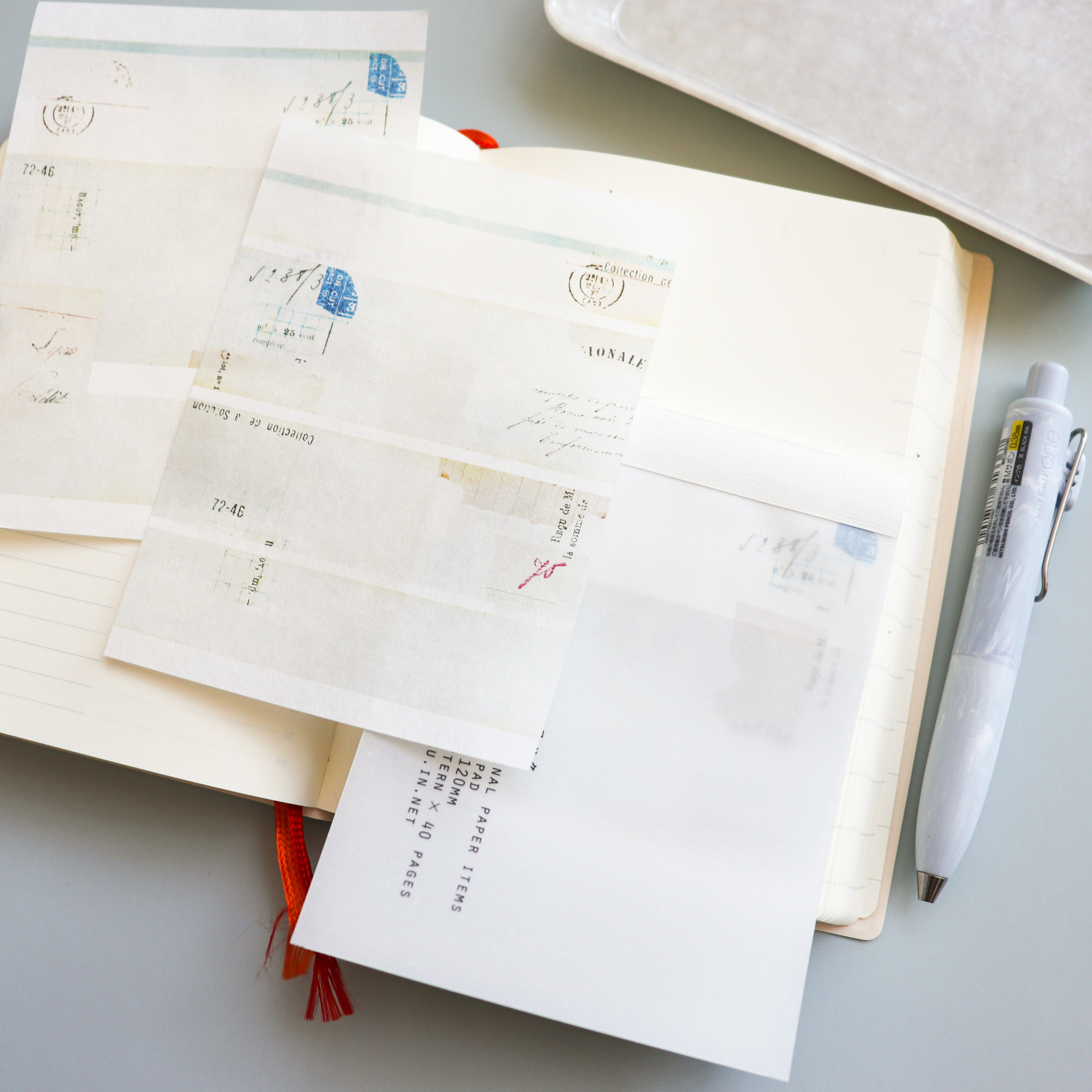 YOHAKU Memo Pad- The Morning of Departure