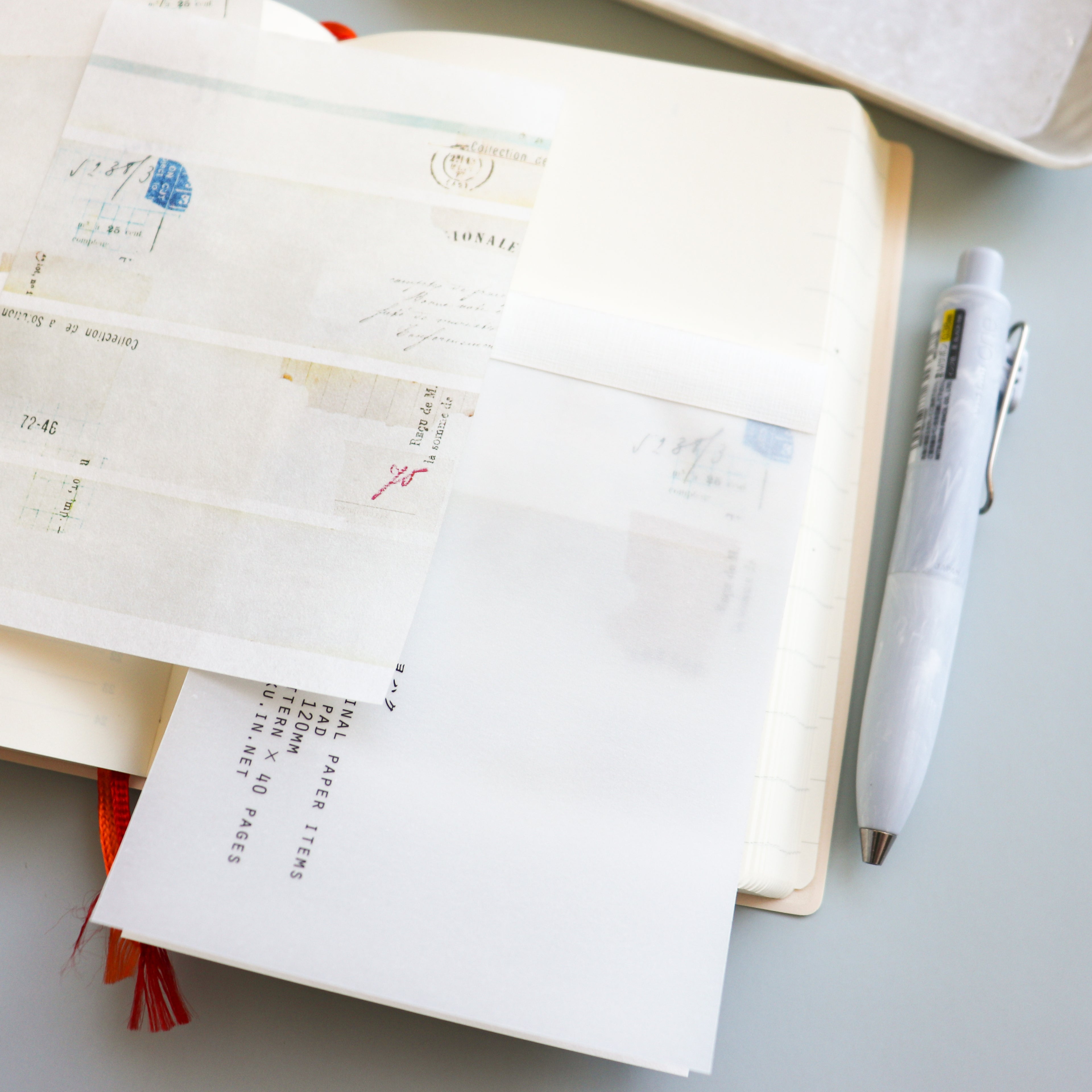YOHAKU Memo Pad- The Morning of Departure