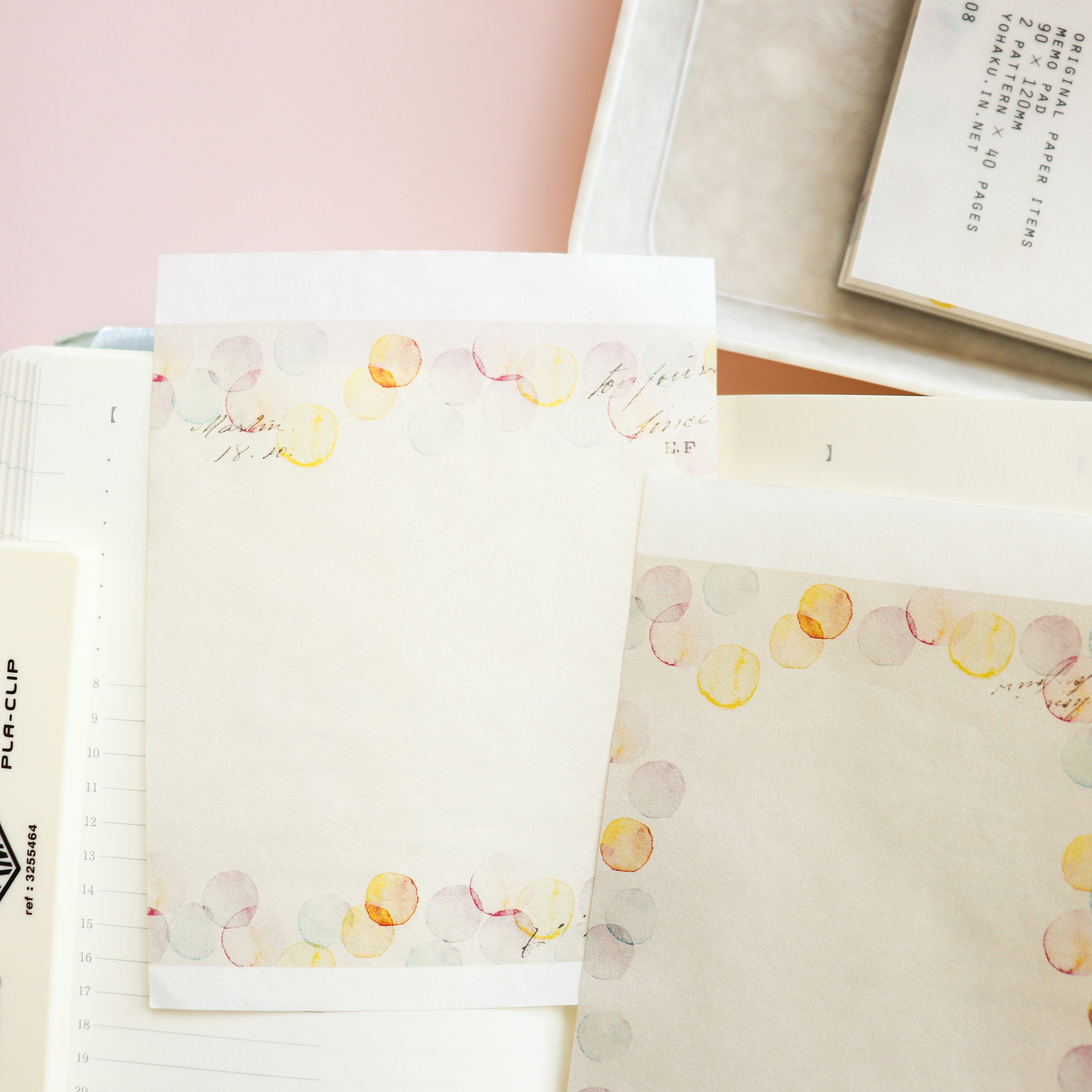 YOHAKU Memo Pad- Akogare