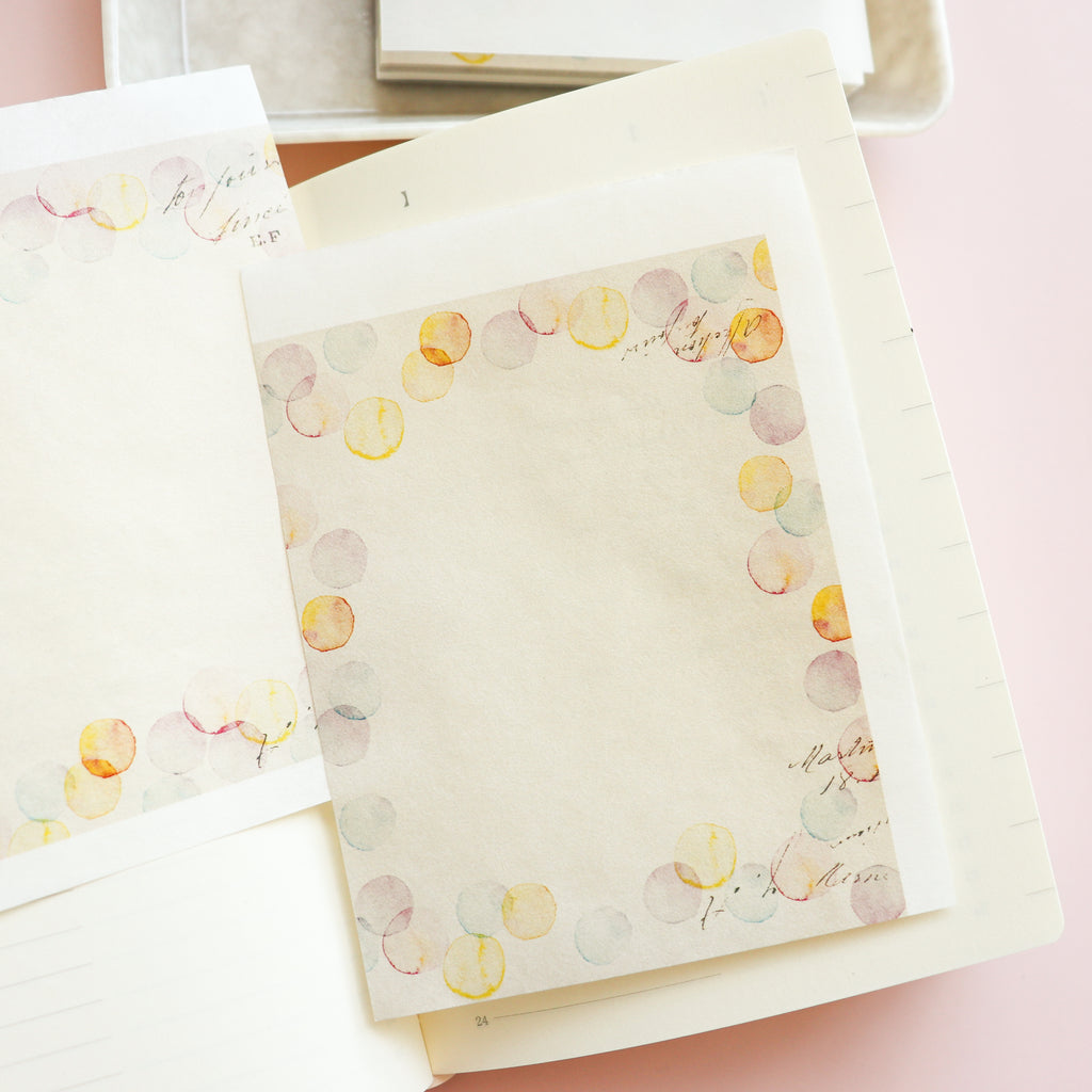 YOHAKU Memo Pad- Akogare