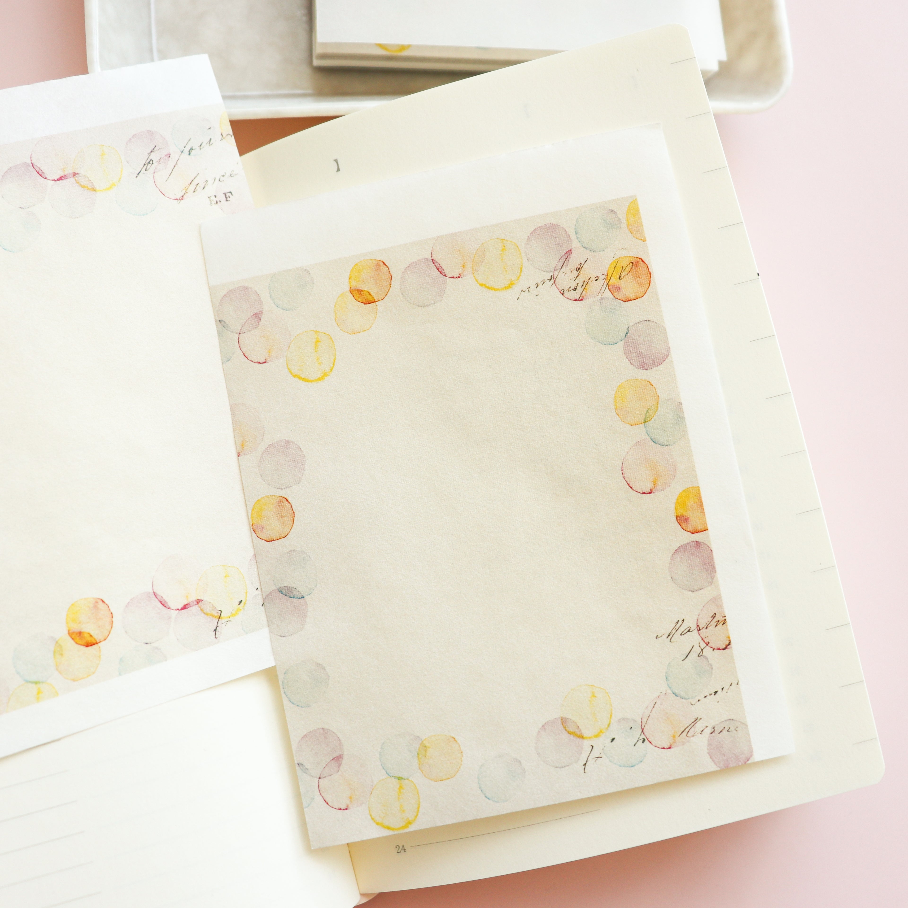 YOHAKU Memo Pad- Akogare