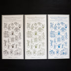 【OEDA LETTERPRESS】Edo Gardening Sticker Sheet