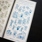 【OEDA LETTERPRESS】Edo Gardening Sticker Sheet