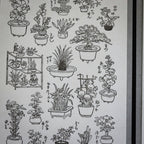 【OEDA LETTERPRESS】Edo Gardening Sticker Sheet