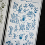 【OEDA LETTERPRESS】Edo Gardening Sticker Sheet