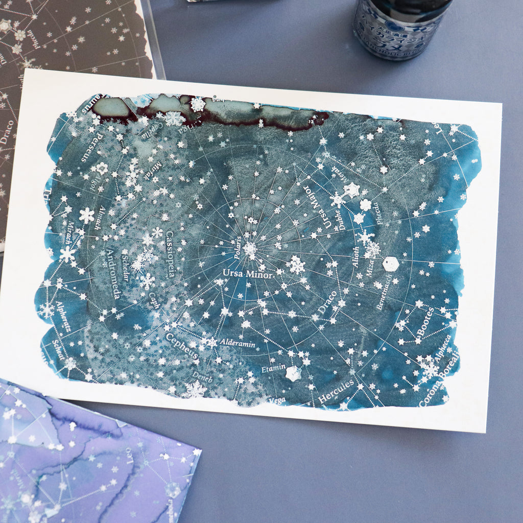 Color Swatch Post Card- Star