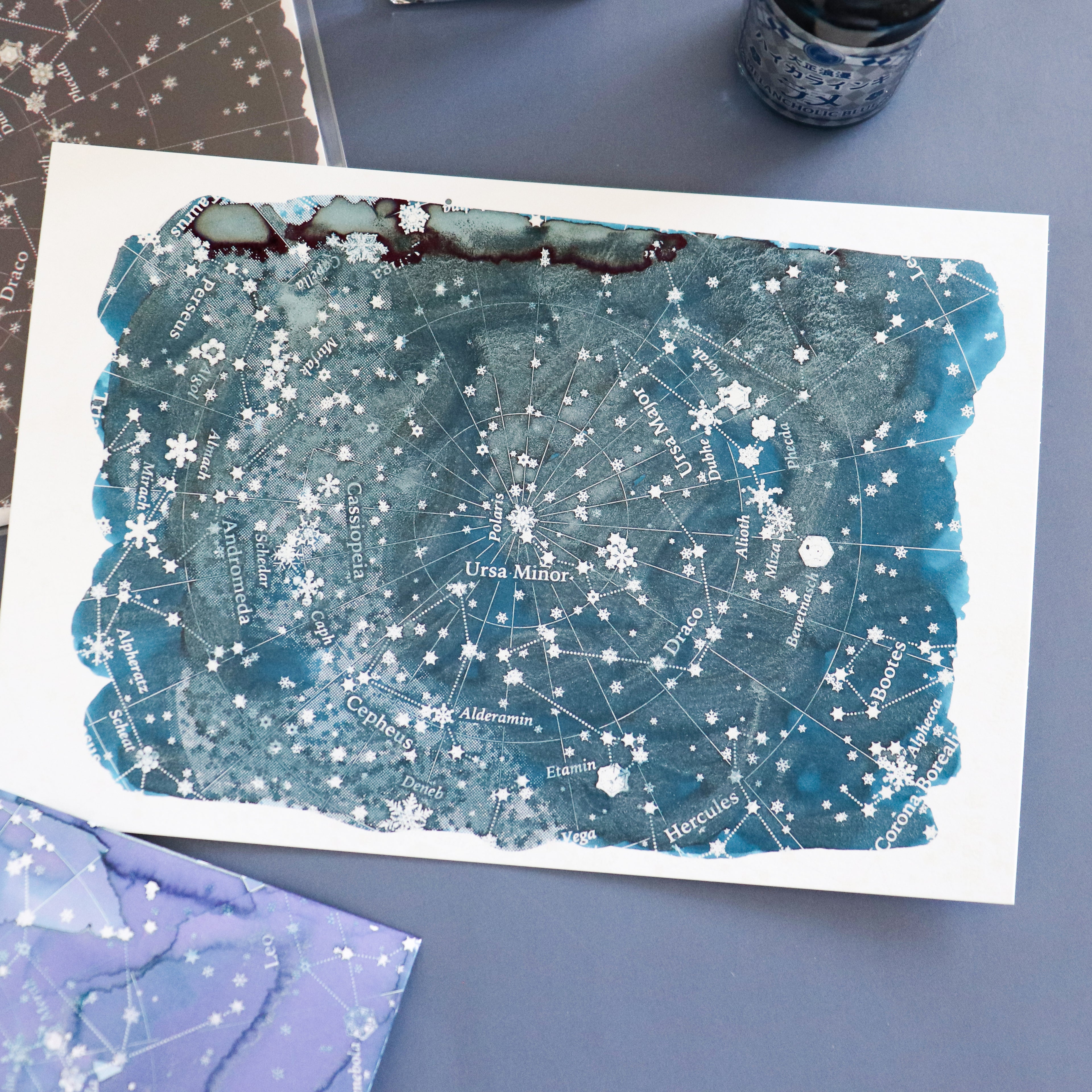 Color Swatch Post Card- Star